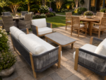 Salon de jardin Verona en aluminium — canapés et table basse – Image 8