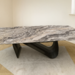 Table céramique Venice — gris clair