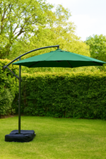 Parasol déporté 3 m avec dalles de lestage — structure acier réglable – Image 6