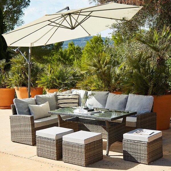ASTON_GLASS_TOP_GREY_SET_PARASOL-2-2_600x.jpg Parasol déporté 3 m — toile verte ou beige – Image 1
