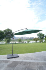 Parasol déporté 3 m — toile verte ou beige – Image 3