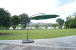 Parasol déporté 3 m — toile verte ou beige – Image 2