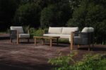 Salon de jardin Verona en aluminium — canapés et table basse – Image 3