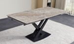 Table céramique extensible 180-260 cm — gris brun – Image 3