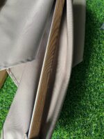 Parasol déporté aluminium 3 m — LED solaire, rotation 360° – Image 8