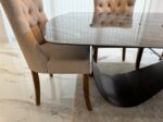 Table céramique Florence 240 cm — gris italien, pieds papillon bronze – Image 10