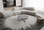 Table basse céramique gris — 100 cm