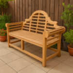 Banc de jardin en teck Lutyens