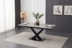 Table à manger céramique extensible — gris – Image 4