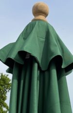 Parasol en teck 3 m — toile verte – Image 7