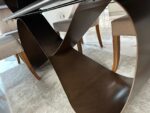 Table céramique Florence 240 cm — gris italien, pieds papillon bronze – Image 15