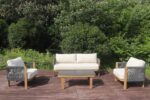 Salon de jardin Verona en aluminium — canapés et table basse – Image 6