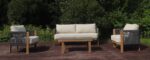 Salon de jardin Verona en aluminium — canapés et table basse – Image 5