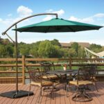 Parasol déporté 3 m — toile verte ou beige – Image 7