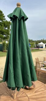Parasol en teck 3 m — toile verte – Image 5