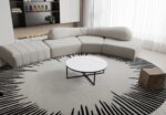 Table basse céramique blanc — 100 cm