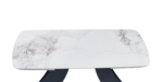 Table céramique extensible Cagliari — blanc brillant – Image 3